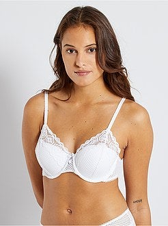 Soutien almofadado com renda - Kiabi