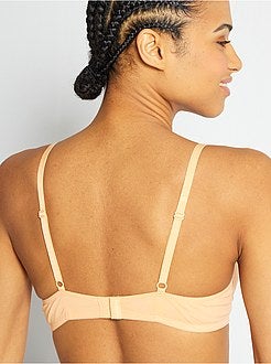 Soutien almofadado de algodão - Kiabi