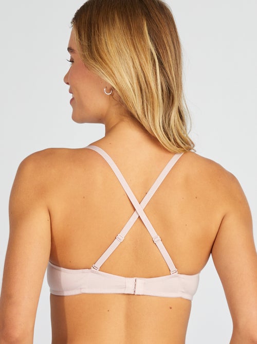 Soutien almofadado em algodão - Kiabi