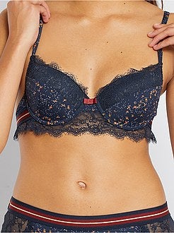 Soutien almofadado estampado - Kiabi