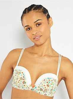 Soutien almofadado estampado - Kiabi