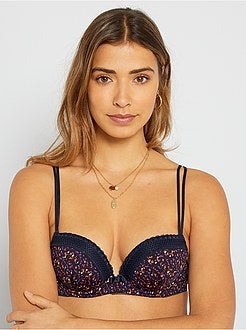 Soutien almofadado estampado - Kiabi