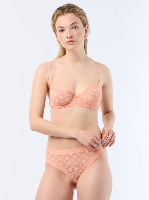 Soutien balconnet de renda - Kiabi