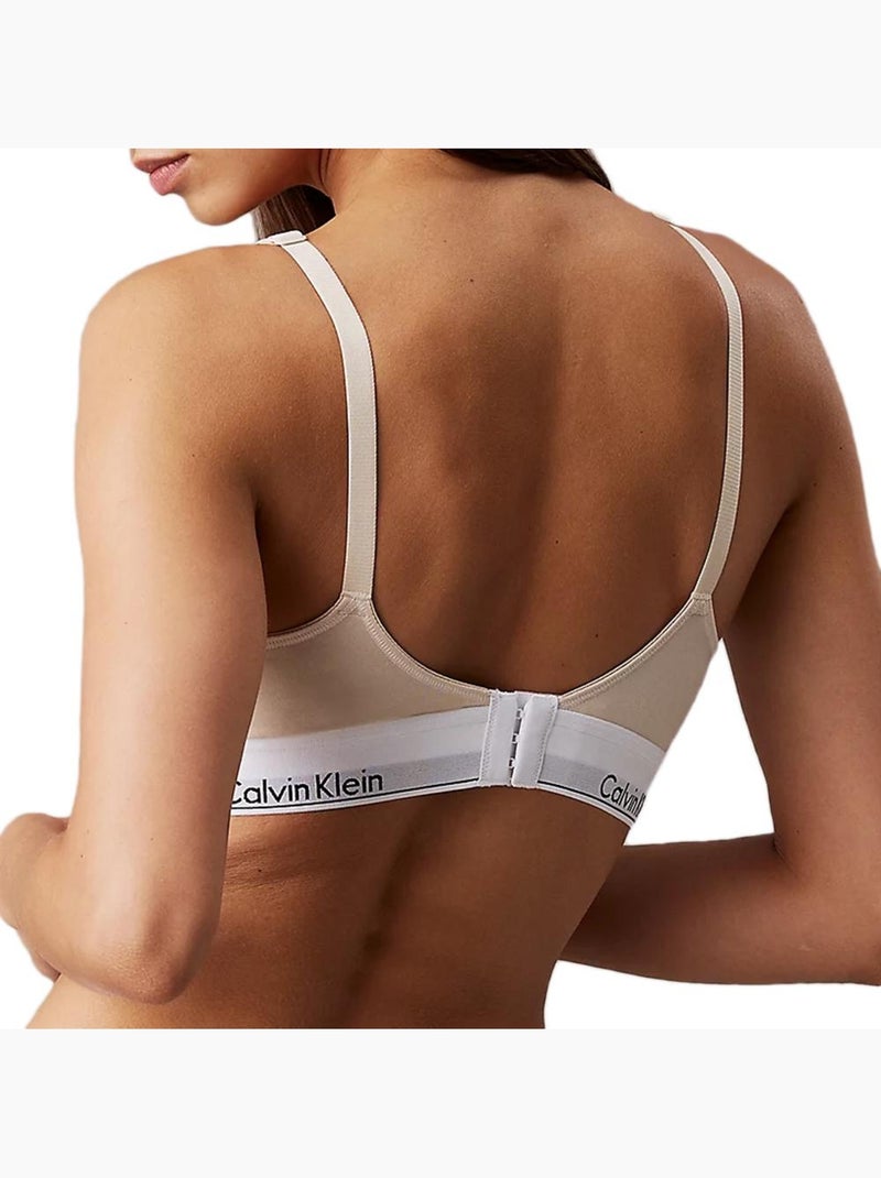 Soutien Bege Calvin Klein Jeans Sandshell para Mulher Bege - Kiabi