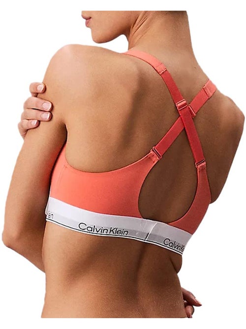 Soutien Calvin Klein Jeans Push-Up Rosa para Mulher - Kiabi