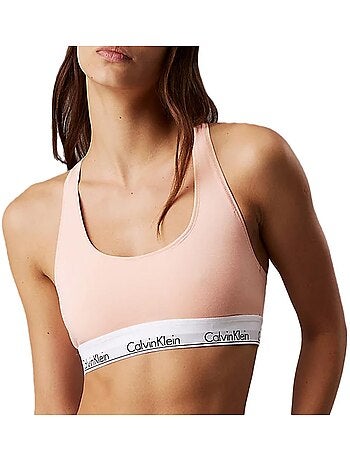 Soutien Calvin Klein Jeans Rosa sem Acolchoado para Mulher