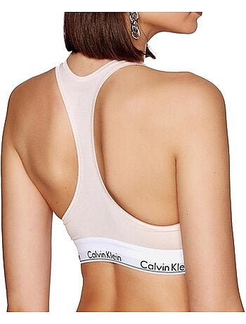 Soutien Calvin Klein Jeans Rosa sem Acolchoado para Mulher