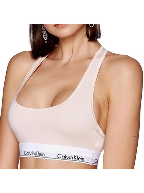 Soutien Calvin Klein Jeans Rosa sem Acolchoado para Mulher - Kiabi