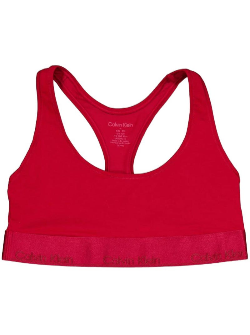Soutien Calvin Klein Jeans Vermelho Sem Acolchoado para Mulher Vermelho - Kiabi