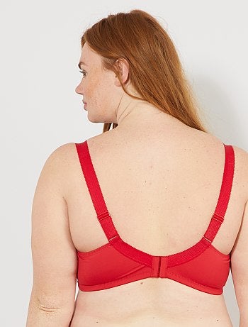 Lingerie tamanhos grandes - Soutien com copas em renda - Kiabi