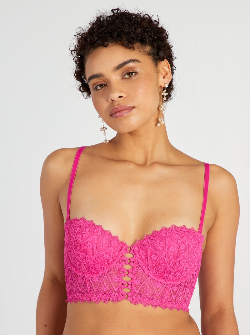Soutien corpete de renda ROSA - Kiabi