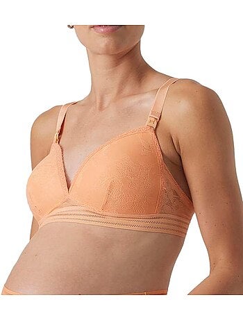 Soutien de Amamentação Laranja de Renda Mamalicious New Lace para Mulher