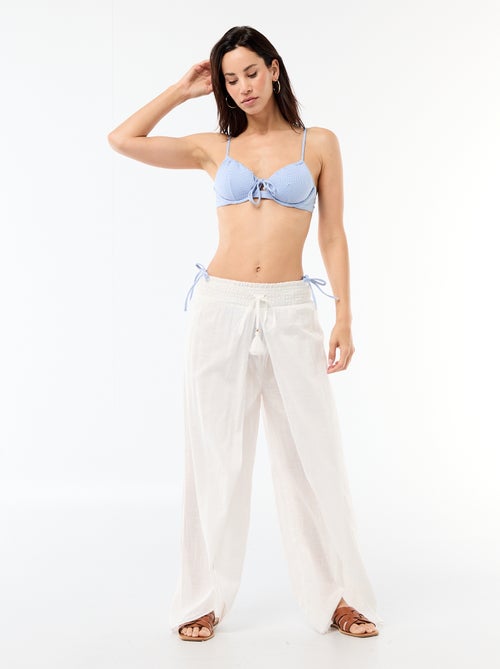Soutien de banho com estampado vichy - Kiabi