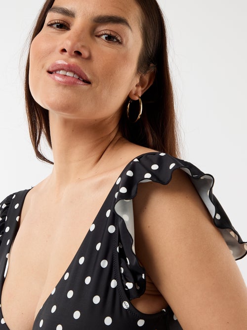 Soutien de banho com padrão de bolinhas - Kiabi