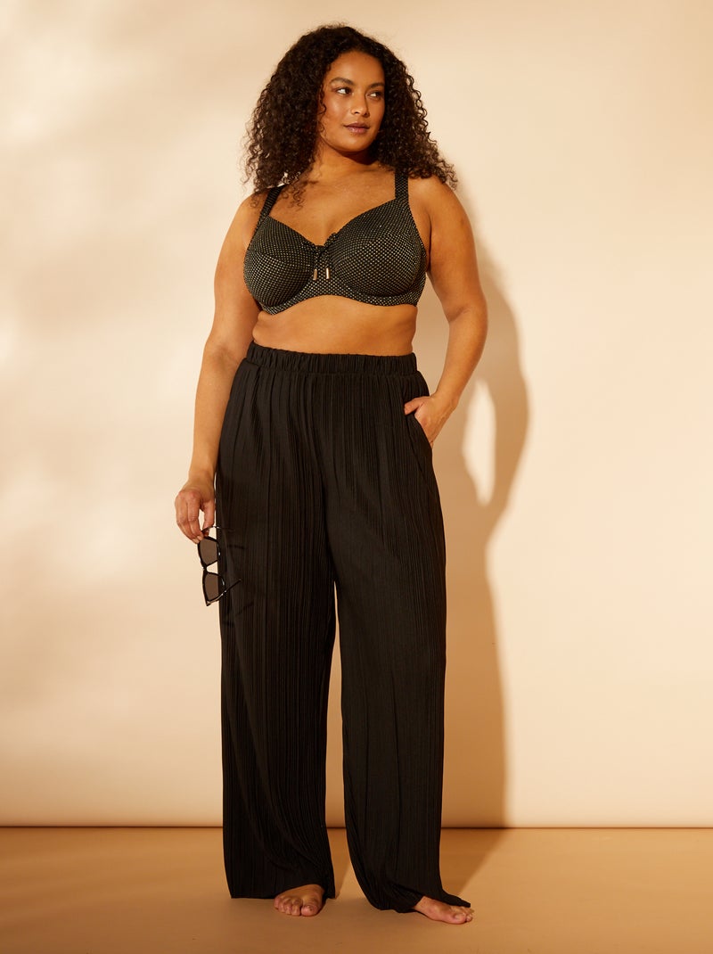 Soutien de banho decotado Preto - Kiabi