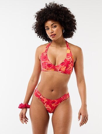 Soutien de biquíni estampado floral