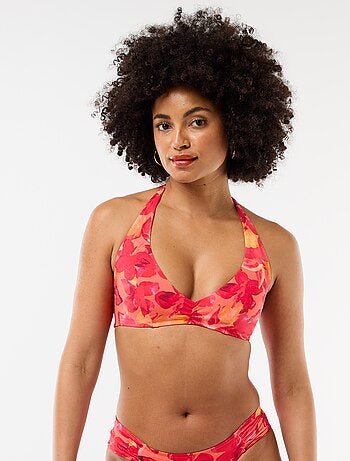 Soutien de biquíni estampado floral
