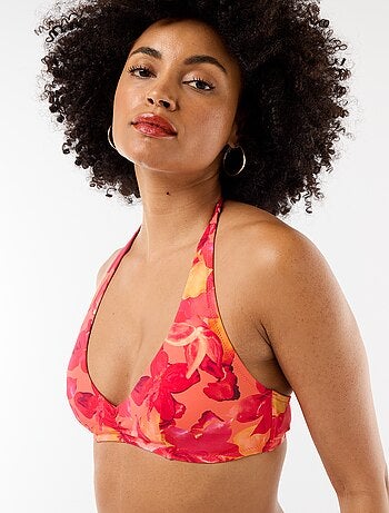Soutien de biquíni estampado floral