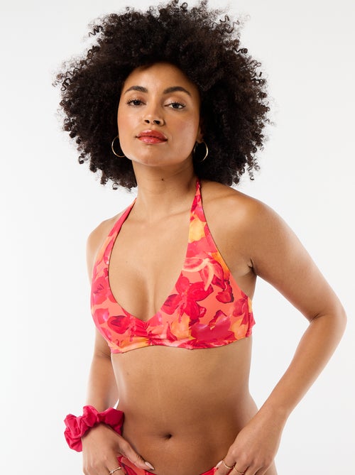 Soutien de biquíni estampado floral - Kiabi