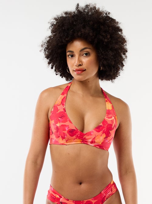 Soutien de biquíni estampado floral - Kiabi