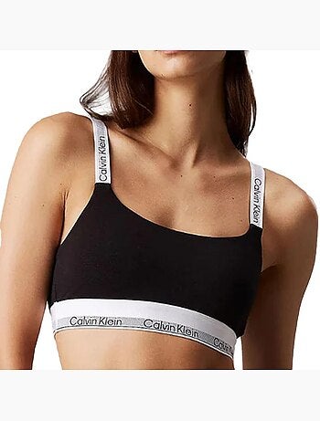 Soutien de Bralette Calvin Klein Jeans Preto para Mulher