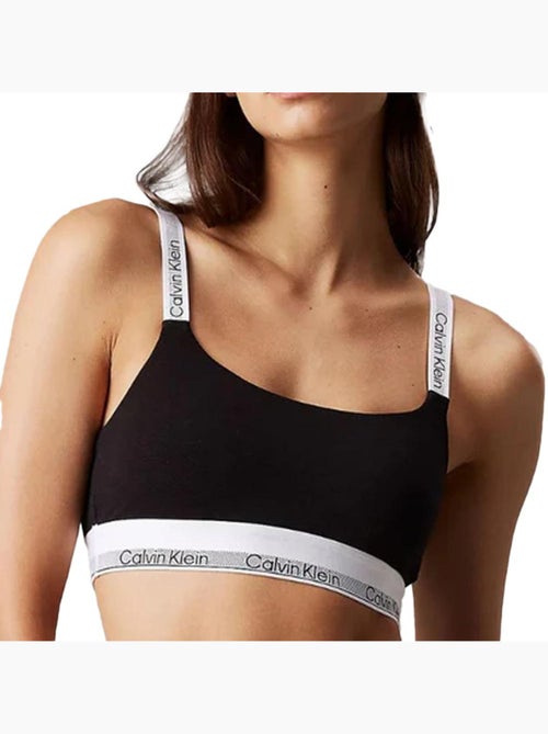 Soutien de bralette calvin klein jeans preto para mulher - Kiabi