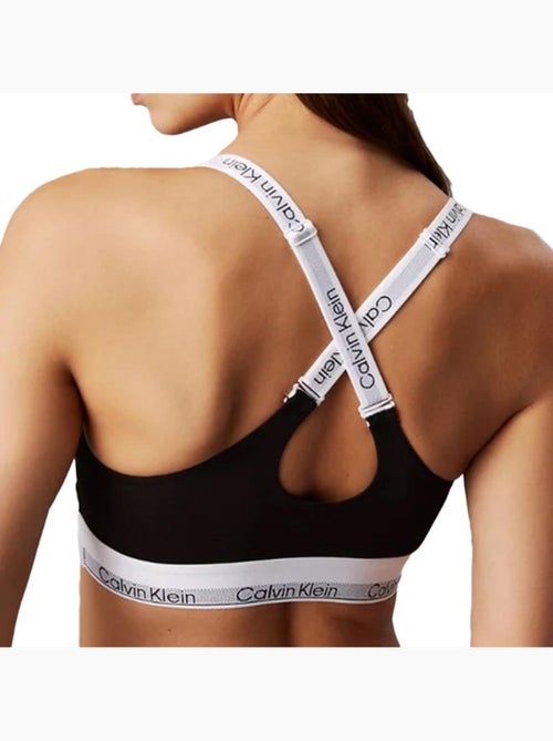 Soutien de bralette calvin klein jeans preto para mulher - Kiabi