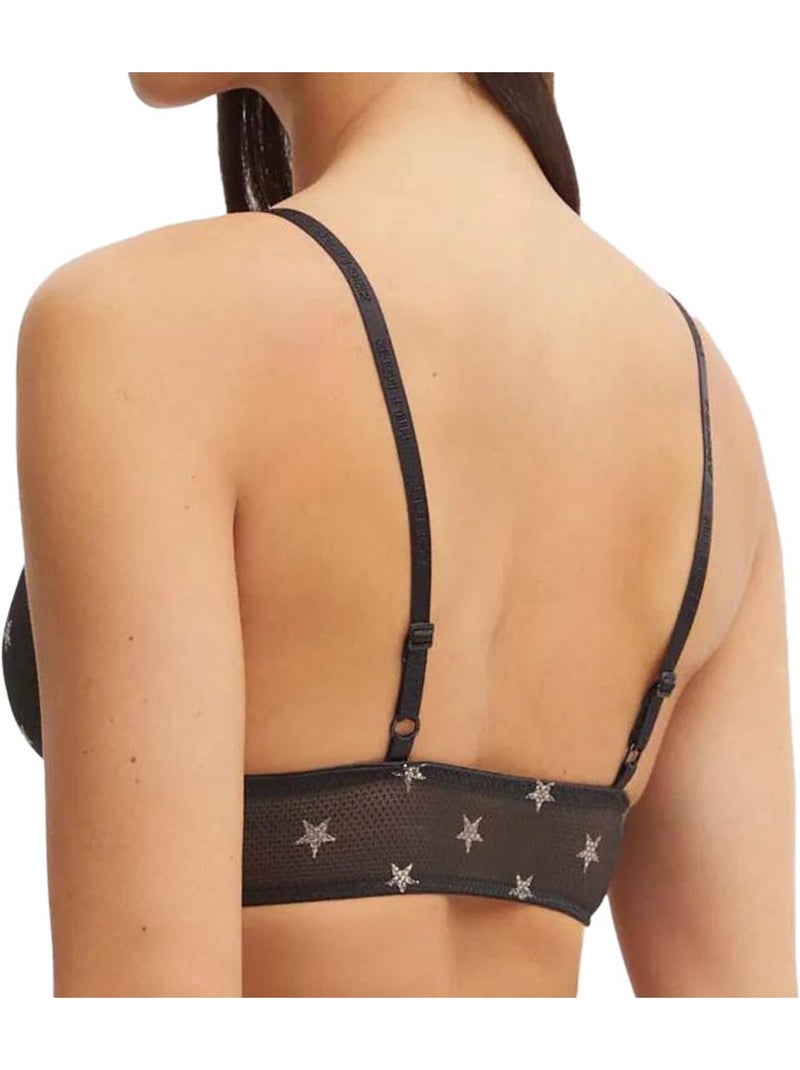Soutien de Busto Preto Longline Tommy Hilfiger para Mulher Preto - Kiabi