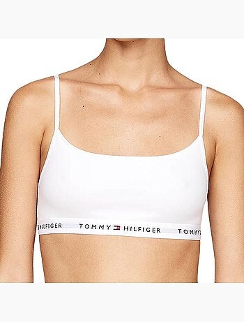 Soutien de Busto Tommy Hilfiger para Mulher, Pack 2, Branco/Rosa