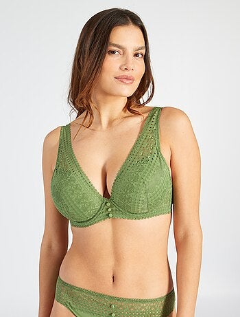 Soutien push-up com renda - VERDE - Kiabi - 16.00€