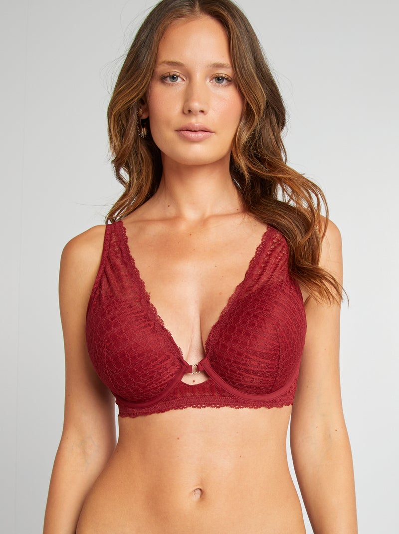 Soutien D&E de renda VERMELHO - Kiabi