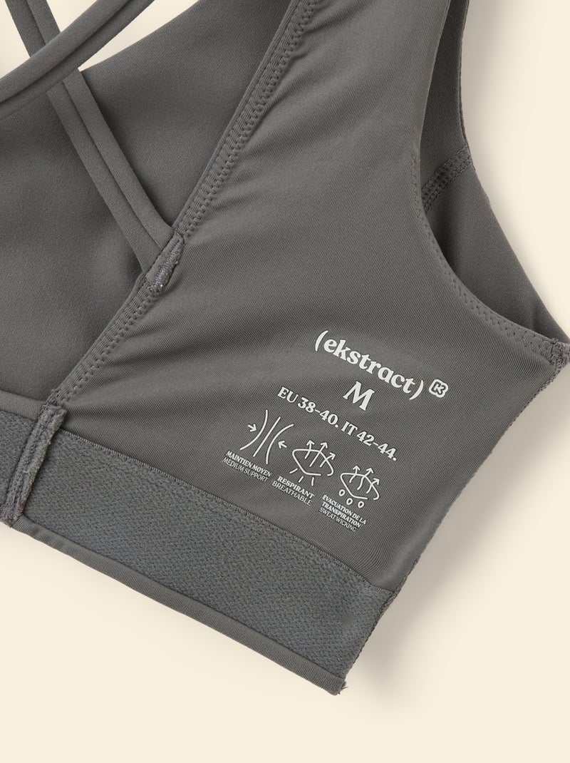 Soutien de desporto - (ekstract) Cinza - Kiabi
