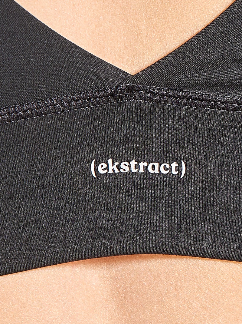 Soutien de desporto - (ekstract) Preto - Kiabi