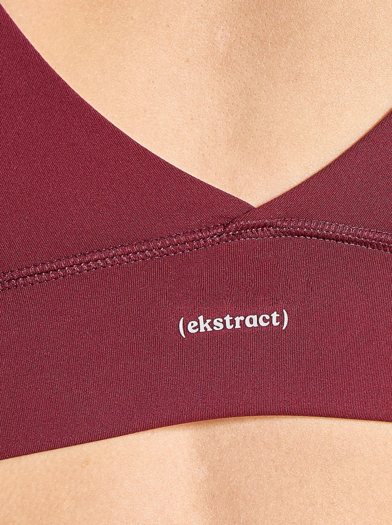 Soutien de desporto - (ekstract) Vermelho - Kiabi