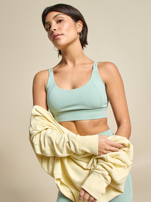 Soutien de desporto com efeito torcido nas costas, suporte forte - (ekstract) - Kiabi