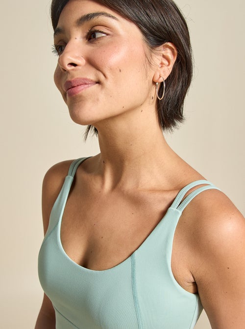 Soutien de desporto com efeito torcido nas costas, suporte forte - (ekstract) - Kiabi