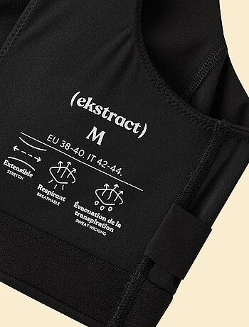 Soutien de desporto cruzado nas costas suporte médio - (ekstract)