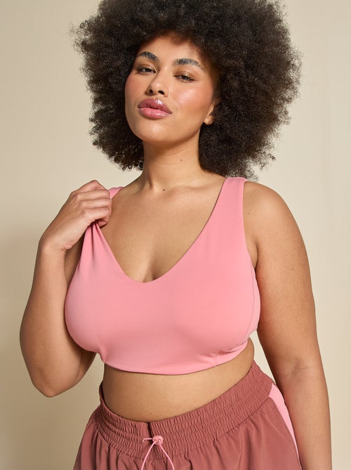 Soutien de desporto cruzado nas costas suporte médio - (ekstract) - Kiabi