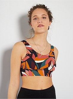 Soutien de desporto em microfibra - Kiabi