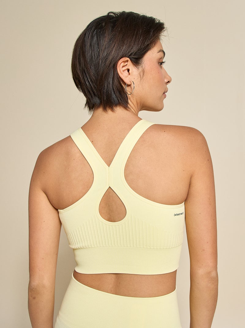 Soutien de desporto em rib suporte leve - (ekstract) Amarelo - Kiabi