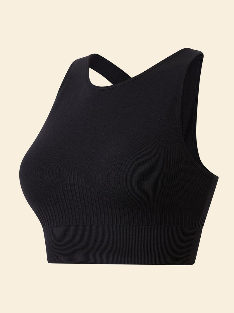 Soutien de desporto em rib suporte leve - (ekstract) Preto - Kiabi