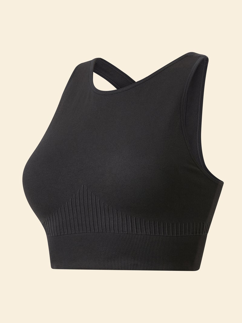 Soutien de desporto em rib suporte leve - (ekstract) Preto - Kiabi