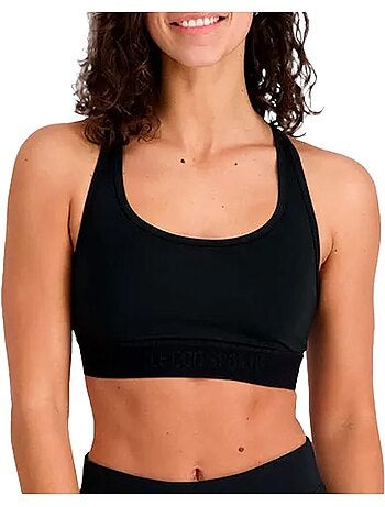 Soutien de Desporto Preto para Mulher Le Coq Sportif Training