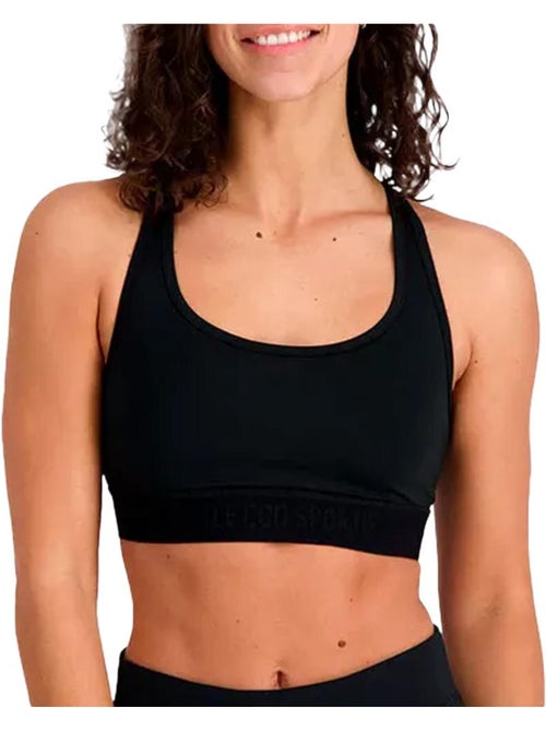 Soutien de Desporto Preto para Mulher Le Coq Sportif Training - Kiabi Soutien de Desporto Preto para Mulher Le Coq Sportif Training - Kiabi
