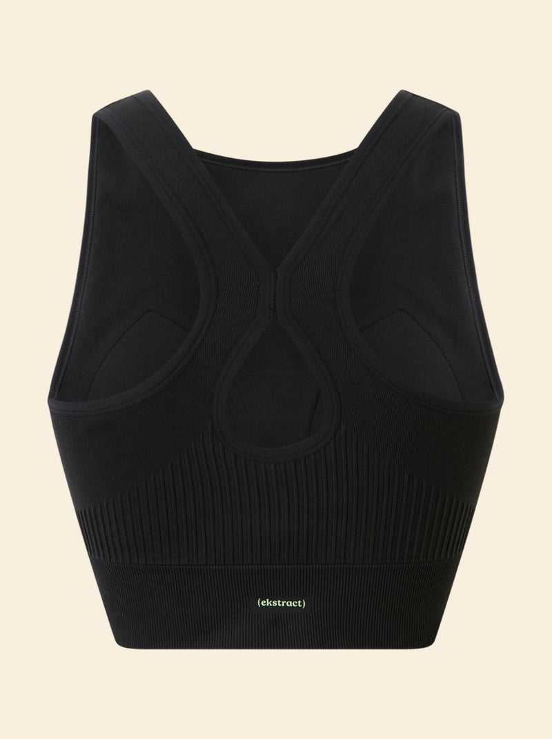 Soutien de desporto sem costuras - (ekstract) Preto - Kiabi