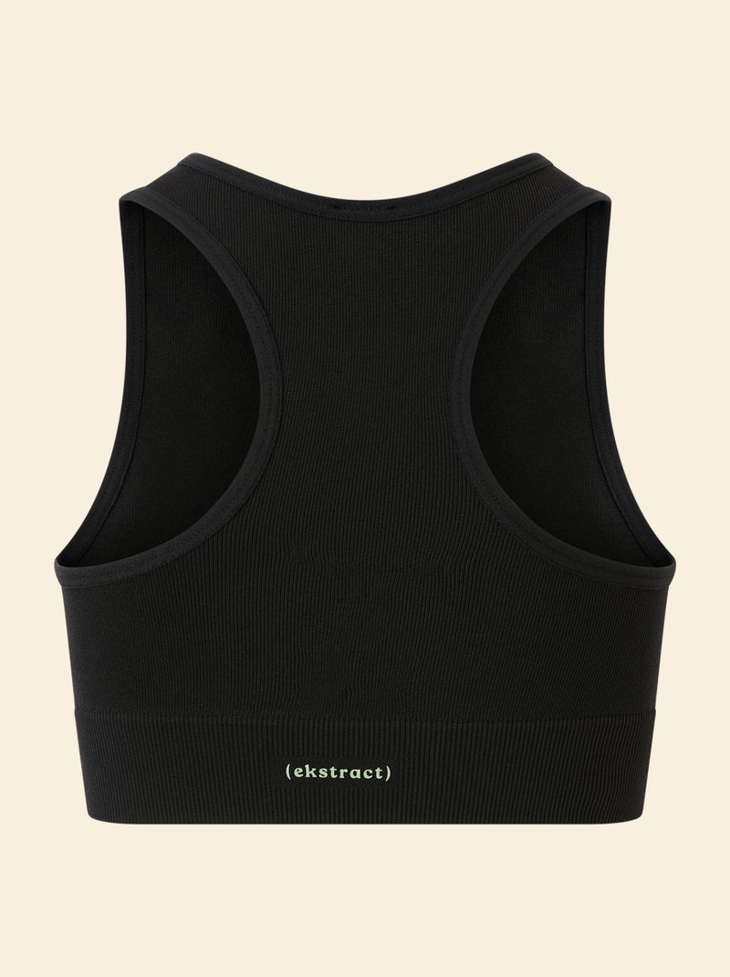Soutien de desporto sem costuras - (ekstract) Preto - Kiabi