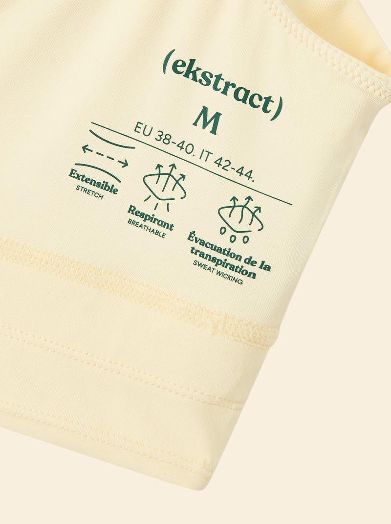 Soutien de desporto suporte leve - (ekstract) Amarelo - Kiabi