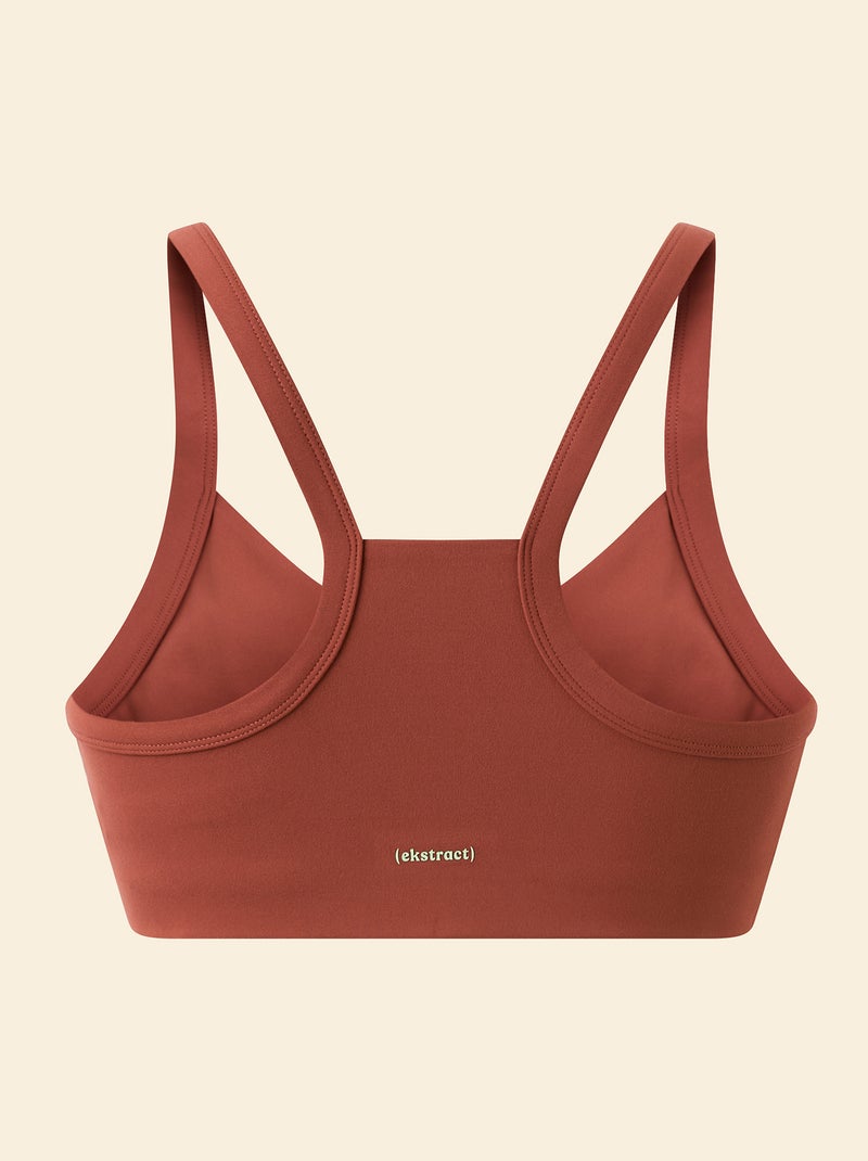 Soutien de desporto suporte leve - (ekstract) Castanho - Kiabi