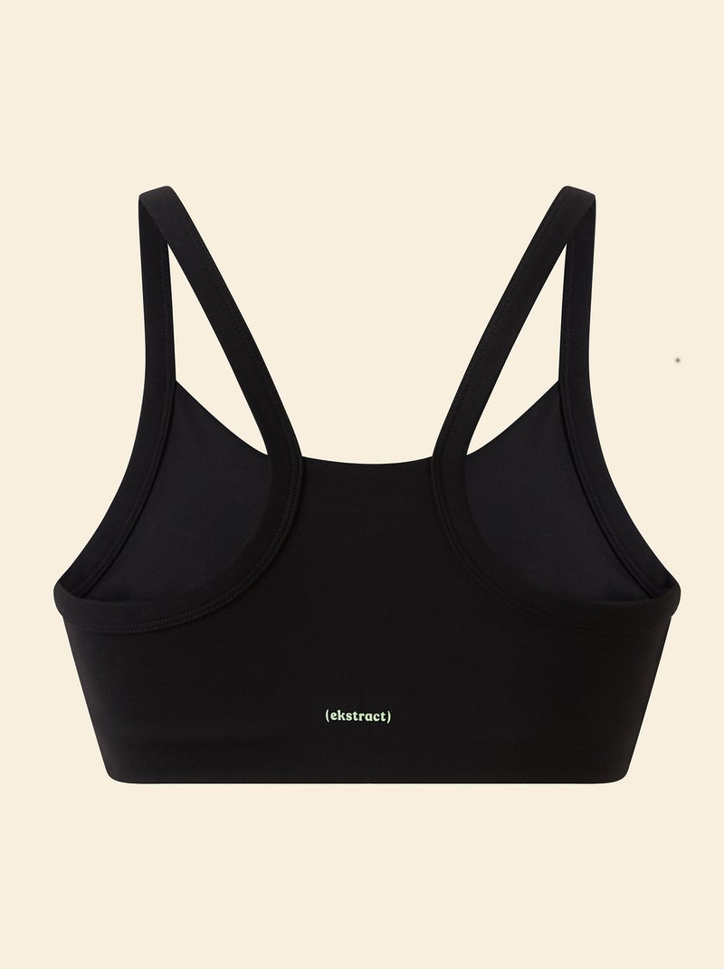 Soutien de desporto suporte leve - (ekstract) Preto - Kiabi