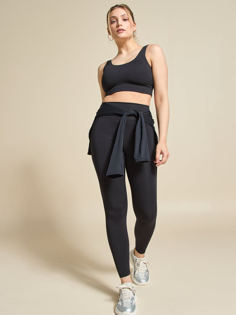 Soutien de desporto suporte leve - (ekstract) Preto - Kiabi